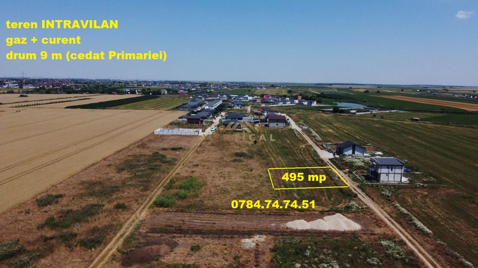 Teren cu UTILITATI | 495 mp | comuna Berceni - Poză 4