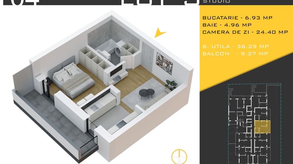 2 camere  Titan Pallady  Metrou Nicolae Teclu - Schiță 6