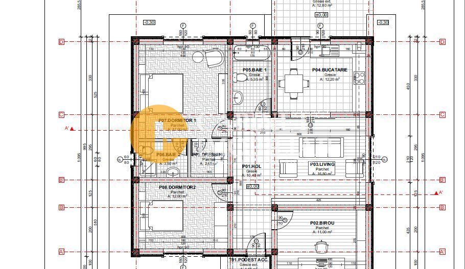 Casa invidiuala cu 4 camere si 2 bai - plan drept - PREDARE Imediata! - Poză 5
