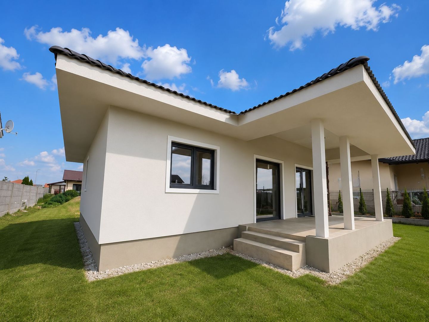 Casă individuală modernă | Moșnița Nouă | Teren 640 mp | 90 mp utili - Poză 3