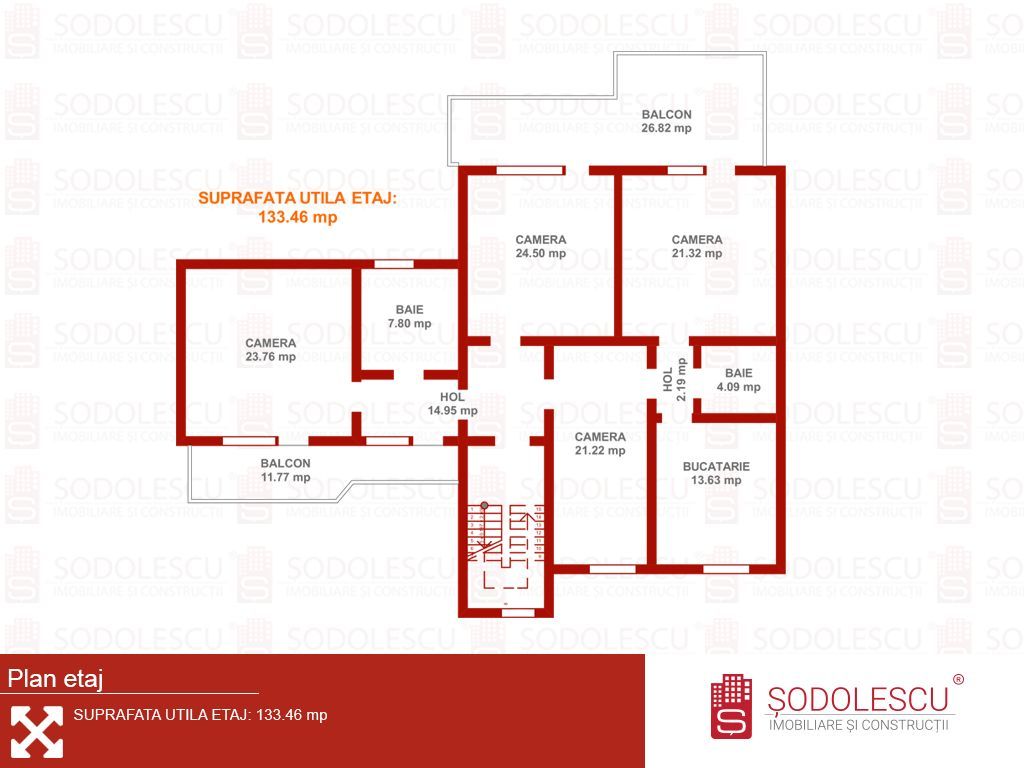 Vila  zona Elisabetin P+2E+M - Poză 3