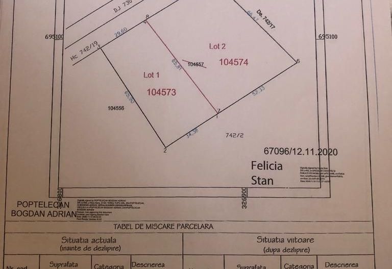 Ag EUROPA vinde 2100mp teren INTRAVILAN langa E671 iesirea Doba. - Poză 2