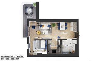 Comision 0% | Studio | My Place North | Pipera Plaza - Poză 3
