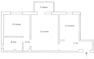Apartament 2 camere  Complexul Studențesc - Poză 11
