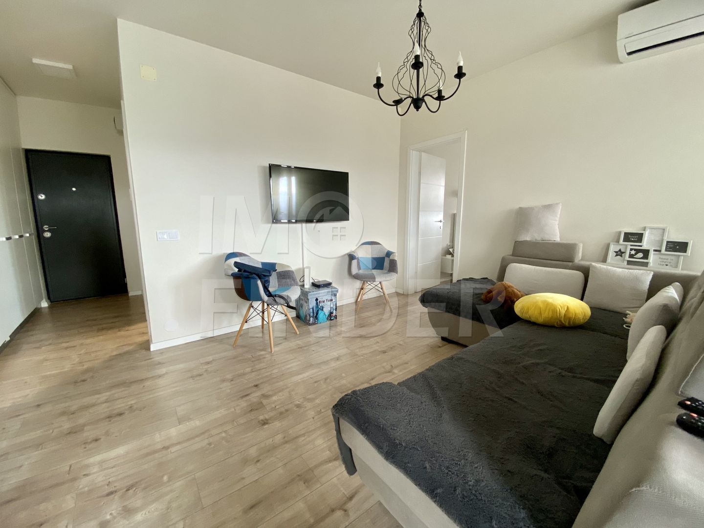 2 camere, imobil nou, Buna Ziua, mobilat la cheie, parcare subterana - Poză 1