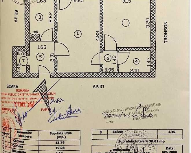 Apartament 2 camere, semidecomandat, Micro 39 A - Poză 1