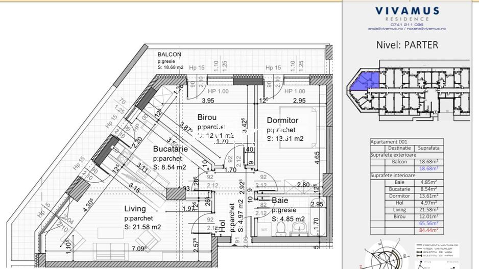 3 Camere / Bloc Finisat / Parcare Subterana - Poză 4
