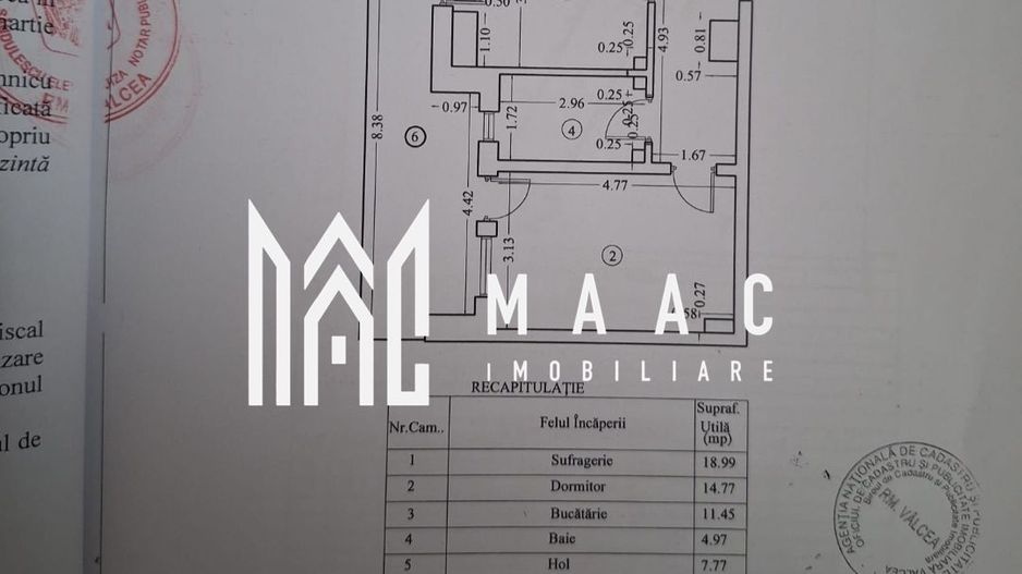 Apartament 2 camere de vânzare | Piața Simian, Râmnicu Vâlcea - Poză 9