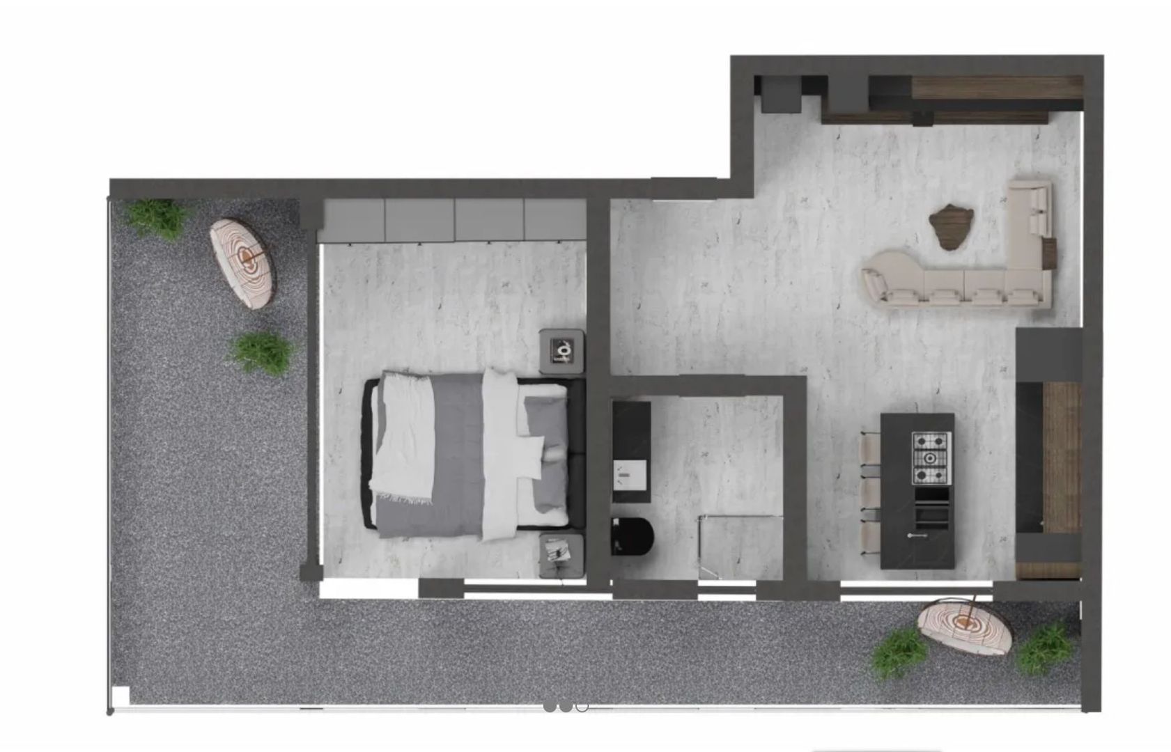 Dezvoltator vinde ap. 2 cam 52 mp Et. 5  An 2023  Comision 0% Mamaia Nord - Poză 29