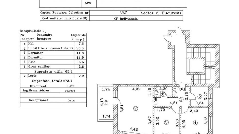 Apartament 3 camere Doamna Ghica | 75mp | Imobil 2025 - Poză 7