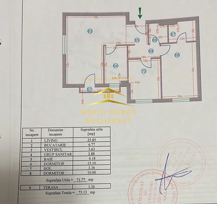 Apartament de 3 camere + gradina + 2 locuri de parcare Pipera! - Poză 8