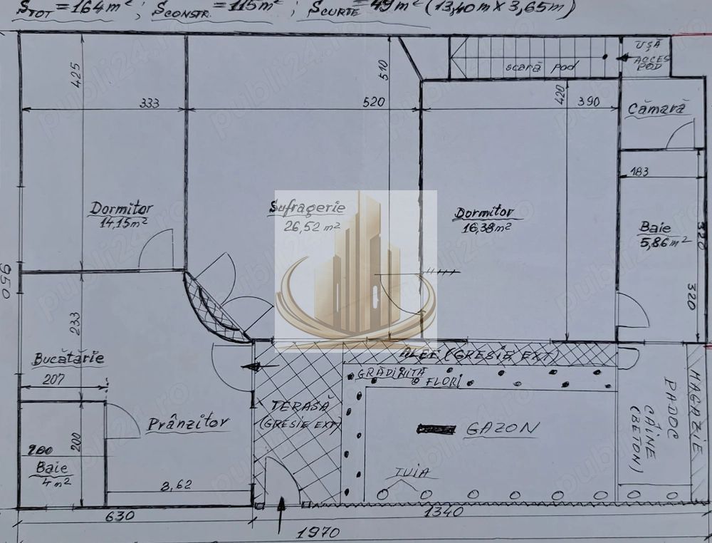 Casa individuala zona Lipovei la pret de apartament - Poză 9