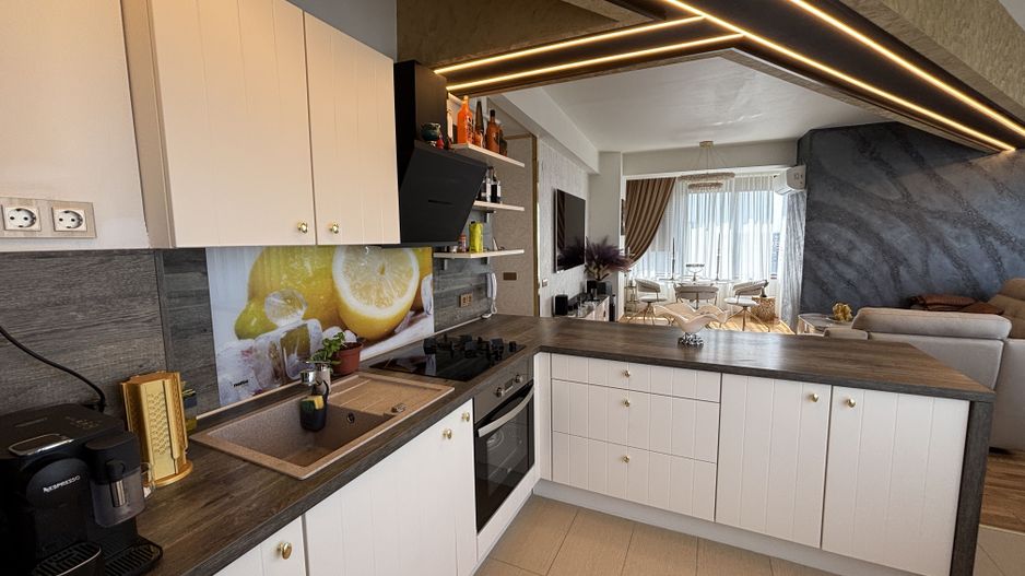 Apartament spectaculos 120 mp | Panorama către oraș | 2 Locuri Parcare - Poză 10