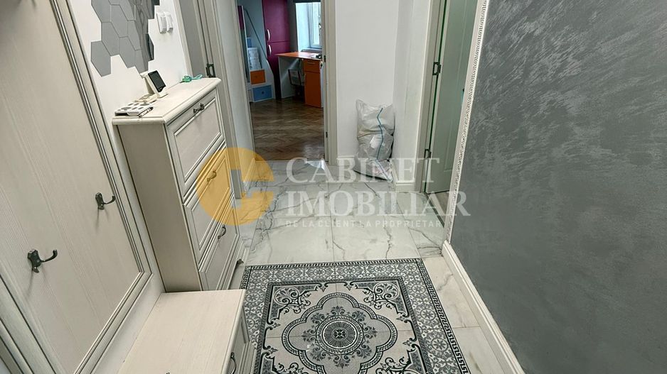 3 camere+ 2 Bai - Renovat- Utilat/Mobilat - Etaj Intermediar - Zona Dacia - Poză 9