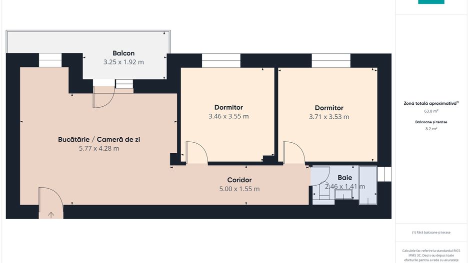 Apartament 3 camere | Etaj 2 | Zona Torontalului - Poză 8