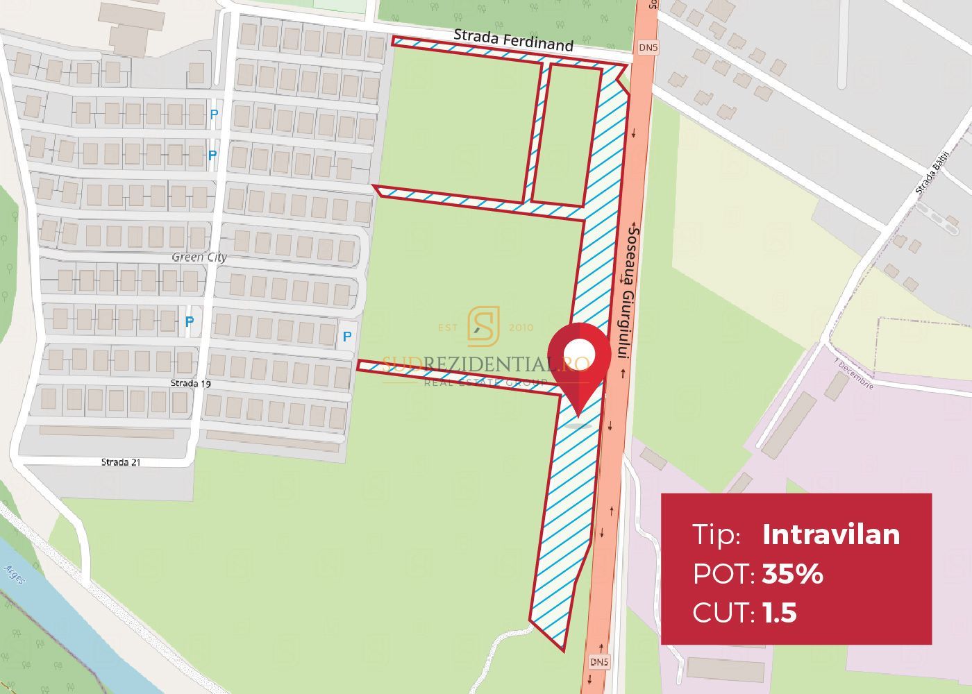 Teren intravilan, 1 Decembrie, deschidere DN5, certificat urbanistic - Poză 4