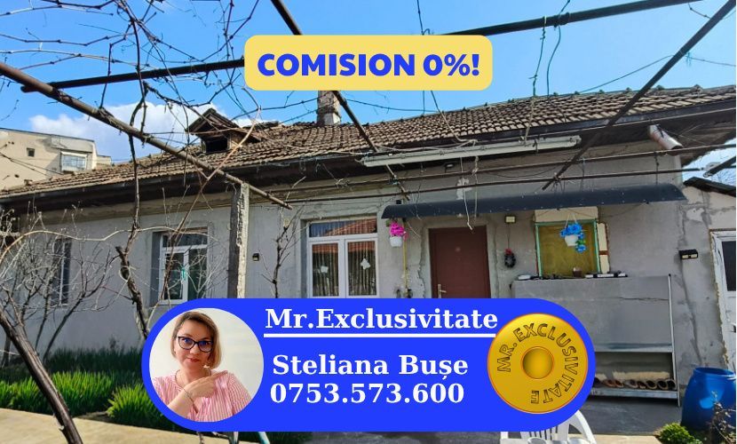 Casă de vânzare în zona 1 Mai – Târgu Jiu | Comision 0%  cumpărător - Poză 1
