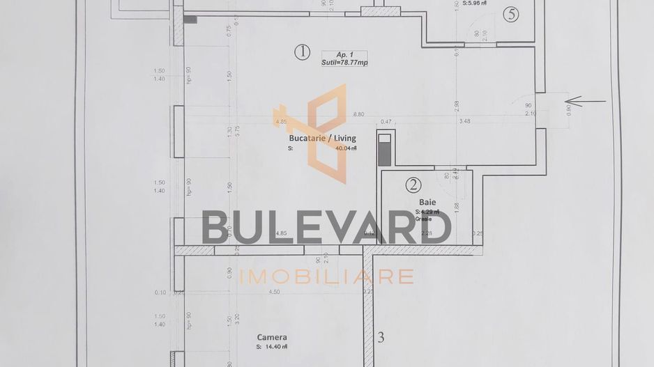 Apartament cu 3 camere la 5 minute de Vivo! - Poză 10