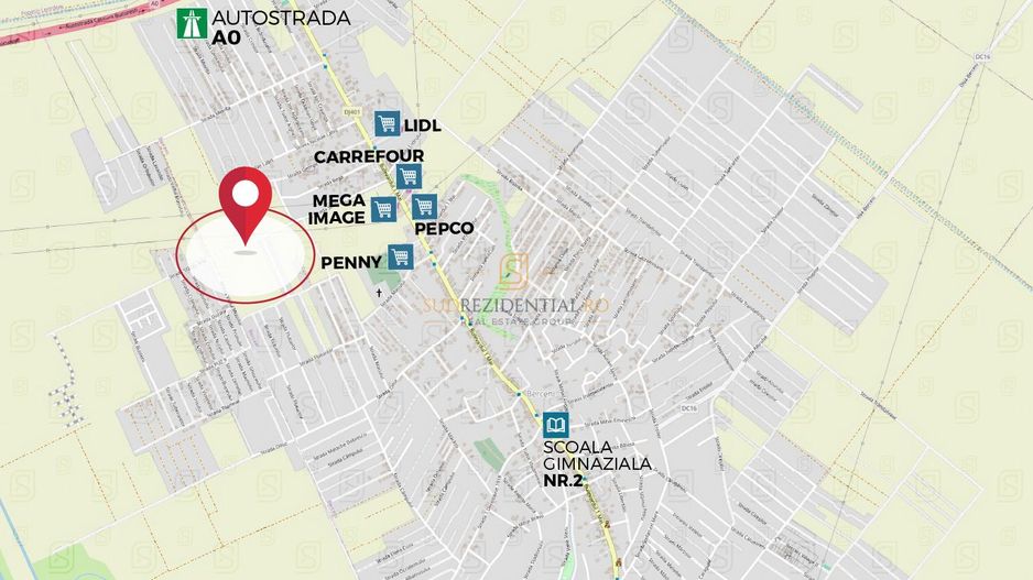 Teren intravilan 262 mp, deschidere 15.50 ml – Comuna Berceni-Vidra - Poză 7