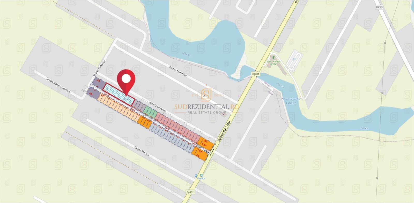 Teren 3580 mp, autorizatie 10 vile P+1 Etaj, Berceni, Mamina - Poză 4