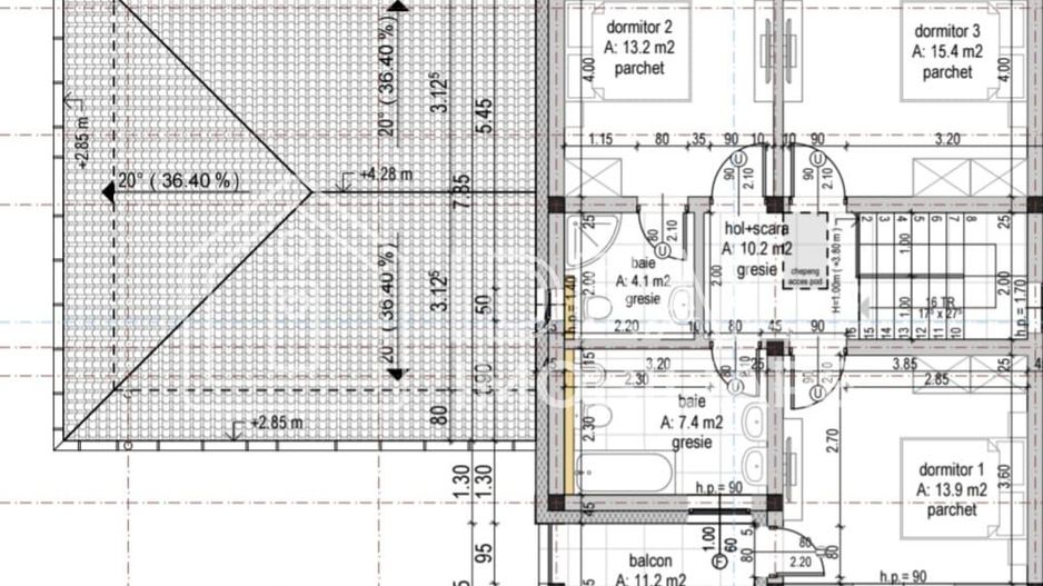 Casa Individuala LA CHEIE cu garaj si 341 mp teren, in Calea Cisnadiei - Schiță 6