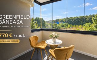 GREENFIELD BĂNEASA | 3 CAMERE RENOVAT INTEGRAL | PARCARE INCLUSĂ | - Poză 1
