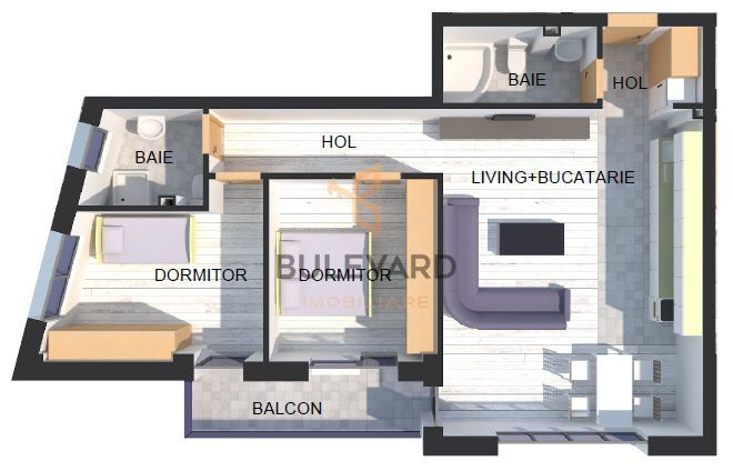 Apartament cu 3 camere+CF, zona strazii Tautiului! - Poză 2