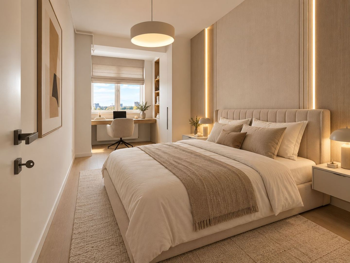 Apartament 4 camere, 112 mp utili, etaj 7 – Ivory Residence Pipera | - Poză 10