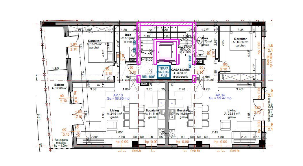 Vanzare 3 camere 65 mp , imobil nou,  Marasti, zona benzinaria MOL - Poză 4