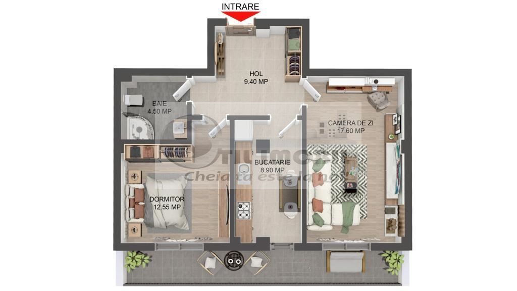 Apartament 2 camere - decomandat - Valea Lupului - Predare august! - Poză 6