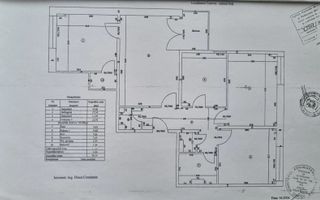 4 camere - 2 bai - 77 mp - investitie - Rotonda - Schiță 1