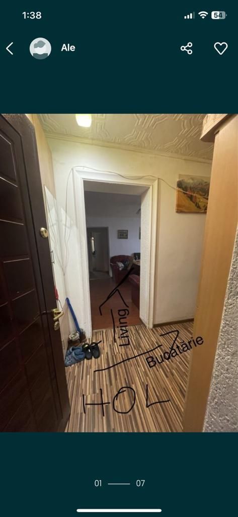 Ag EUROPA vinde ap 2 cam MOBILAT 42mp Etaj 3 pe Botizului. - Poză 5