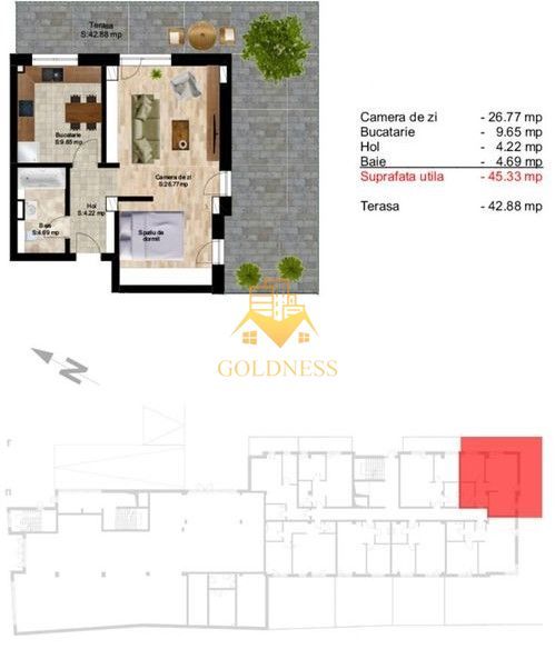 2 camere cu gradina proprie Central. Bloc 2021. Zona UBB Drept! - Poză 2