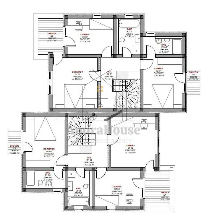 Casa tip duplex 125 mp utili, teren 500 mp, Feleacu - Poză 19