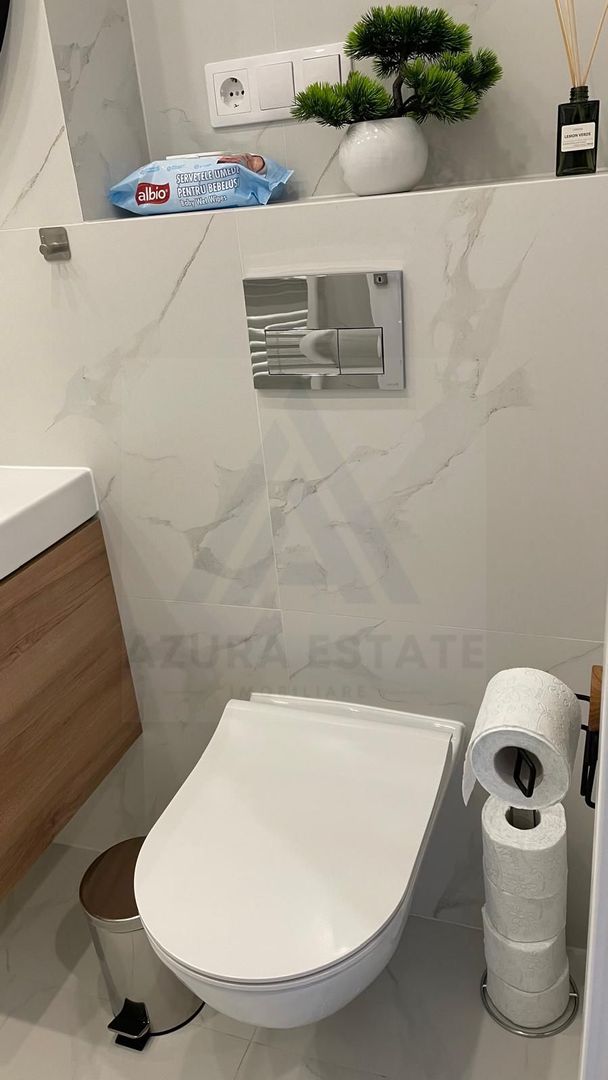 Apartament ultrafinisat 3 camere 2 bai 67 mp utili si boxa in Terezian - Poză 14