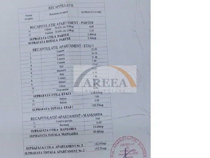 Proprietate in vila, etaj, partial renovat - Pasajul Unirii - 154 mp - Poză 32