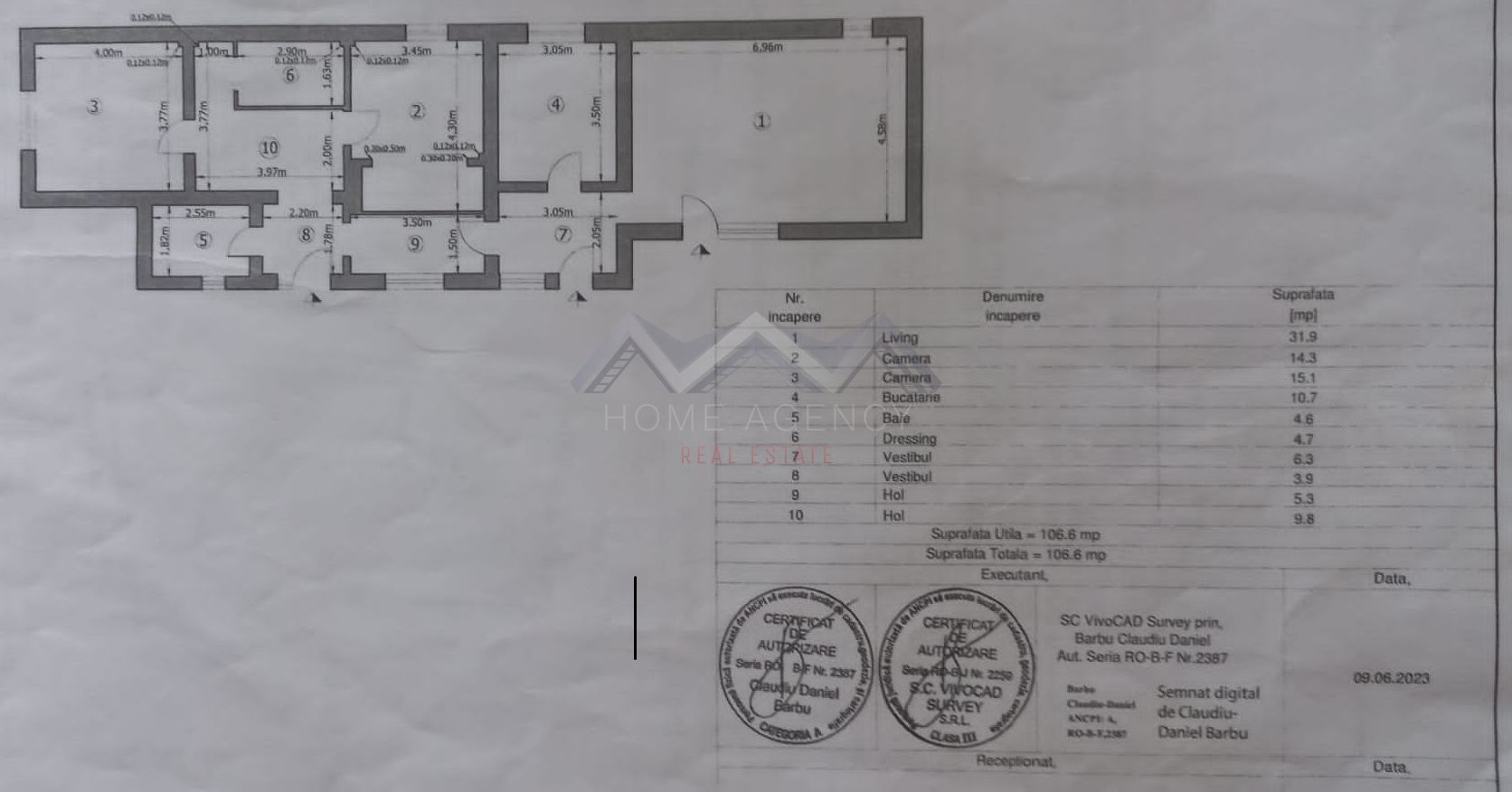 Casă pe parter + 550 mp teren + garaj 25 mp - Schiță 19