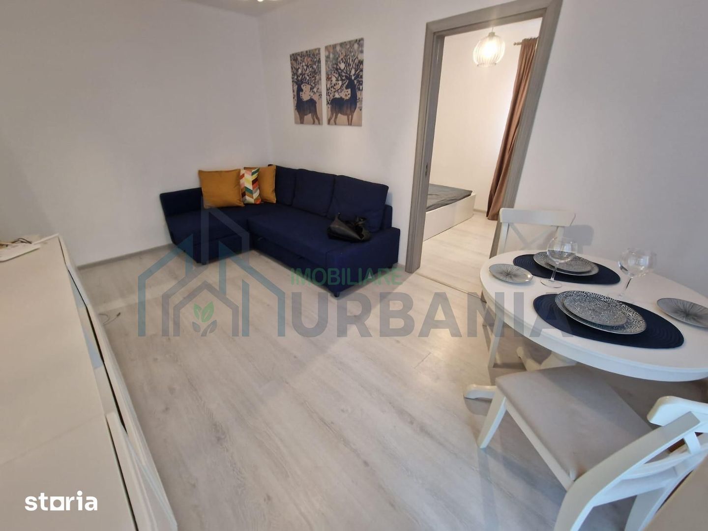 Apartament 2 camere de închiriat în Alexandru cel Bun, renovat integral și mobilat modern - Poză 4