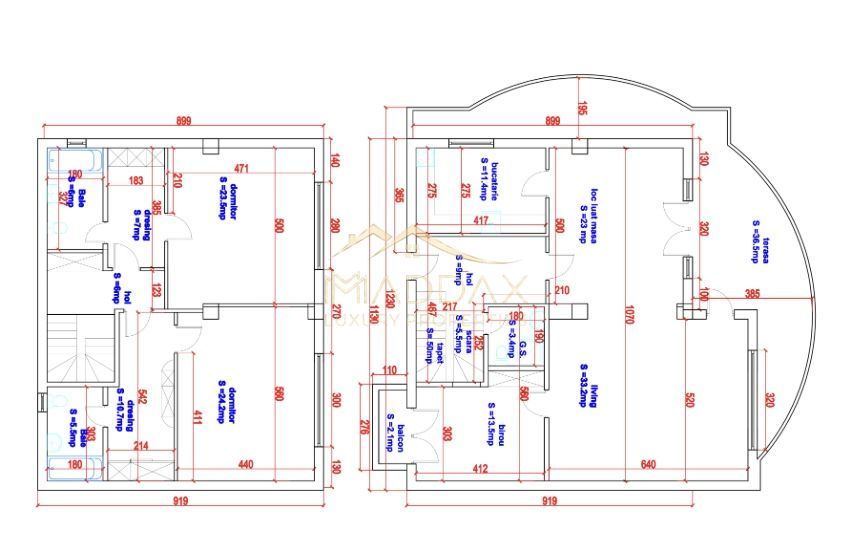Penthouse LUX***5 camere***vedere panoramica catre lac////zona Nord - Schiță 30