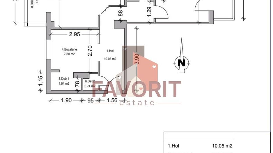 Etaj intermediar. Cu centrala proprie. Zona Bucovina - Poză 7