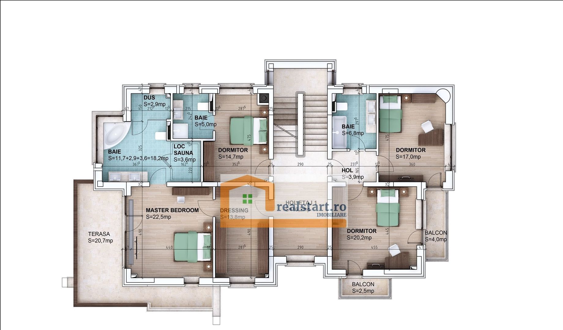 Mogosoaia, Vila cu vedere 360, langa padure, eficienta energetica - Schiță 69