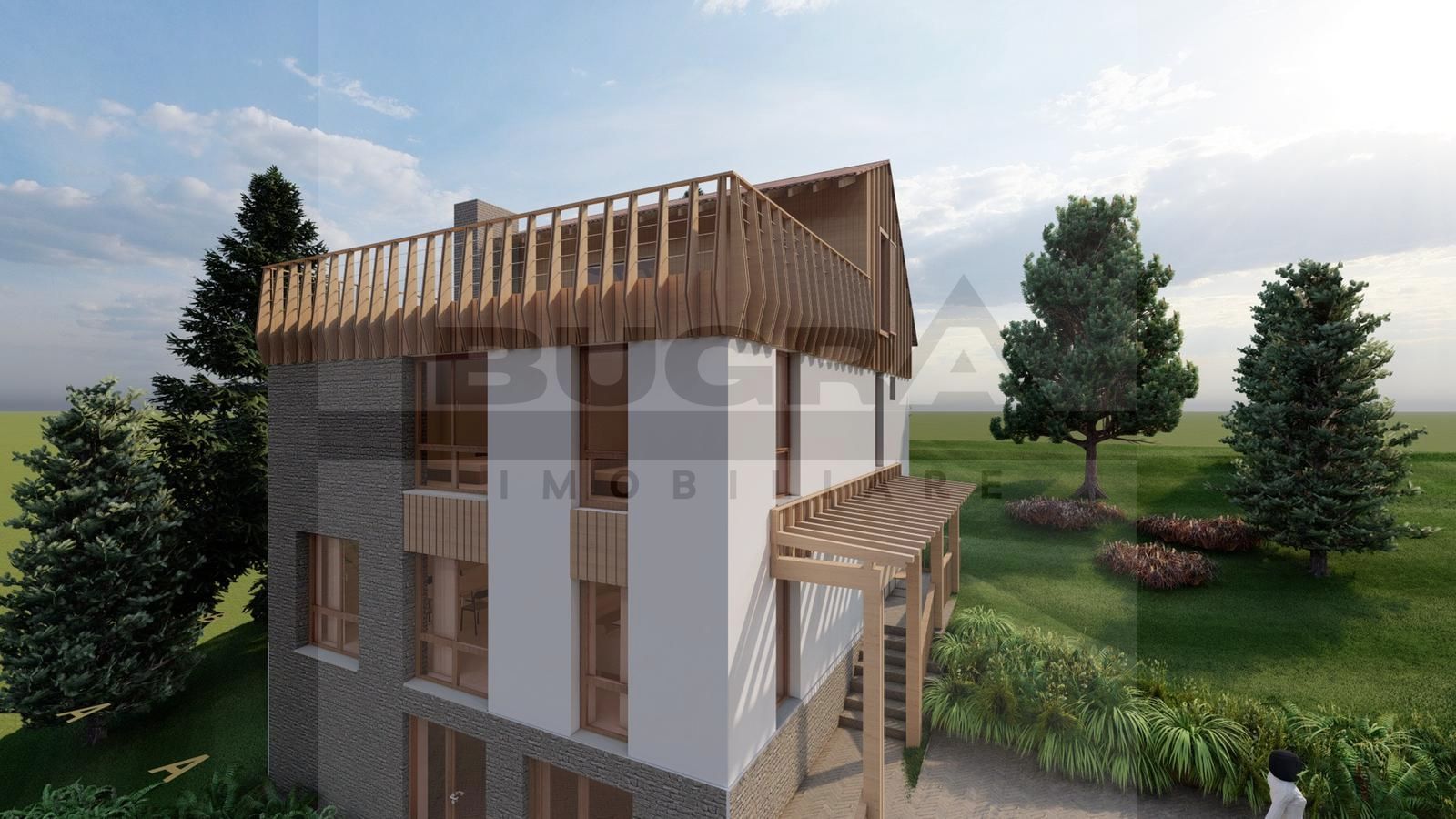 Casa individuala in constructie, pădure & priveliște spectaculoasă - Poză 1