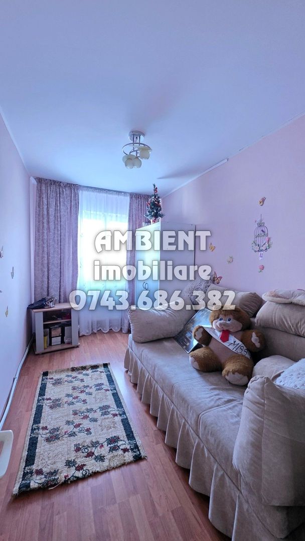 DE VÂNZARE - Apartament cu 3 camere, etaj 2, VASLUI zona NORD; - Poză 6