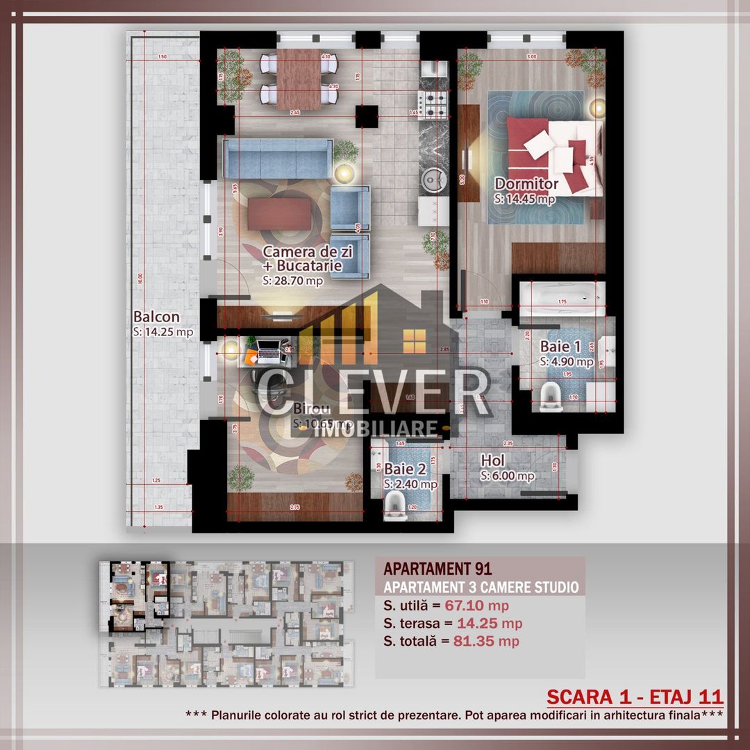 Apartament 3 camere Theodor Pallady Metrou N. Teclu - Poză 1