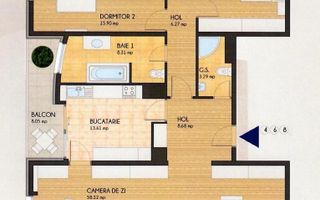 Primăverii,  4 Camere Premium - Poză 3