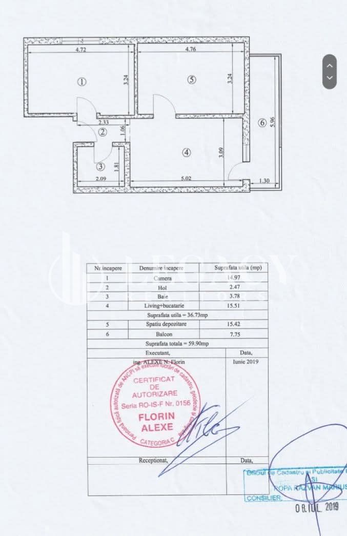 Locuință cochetă la mansardă, cu balcon și boxă de depozitare - Poză 13