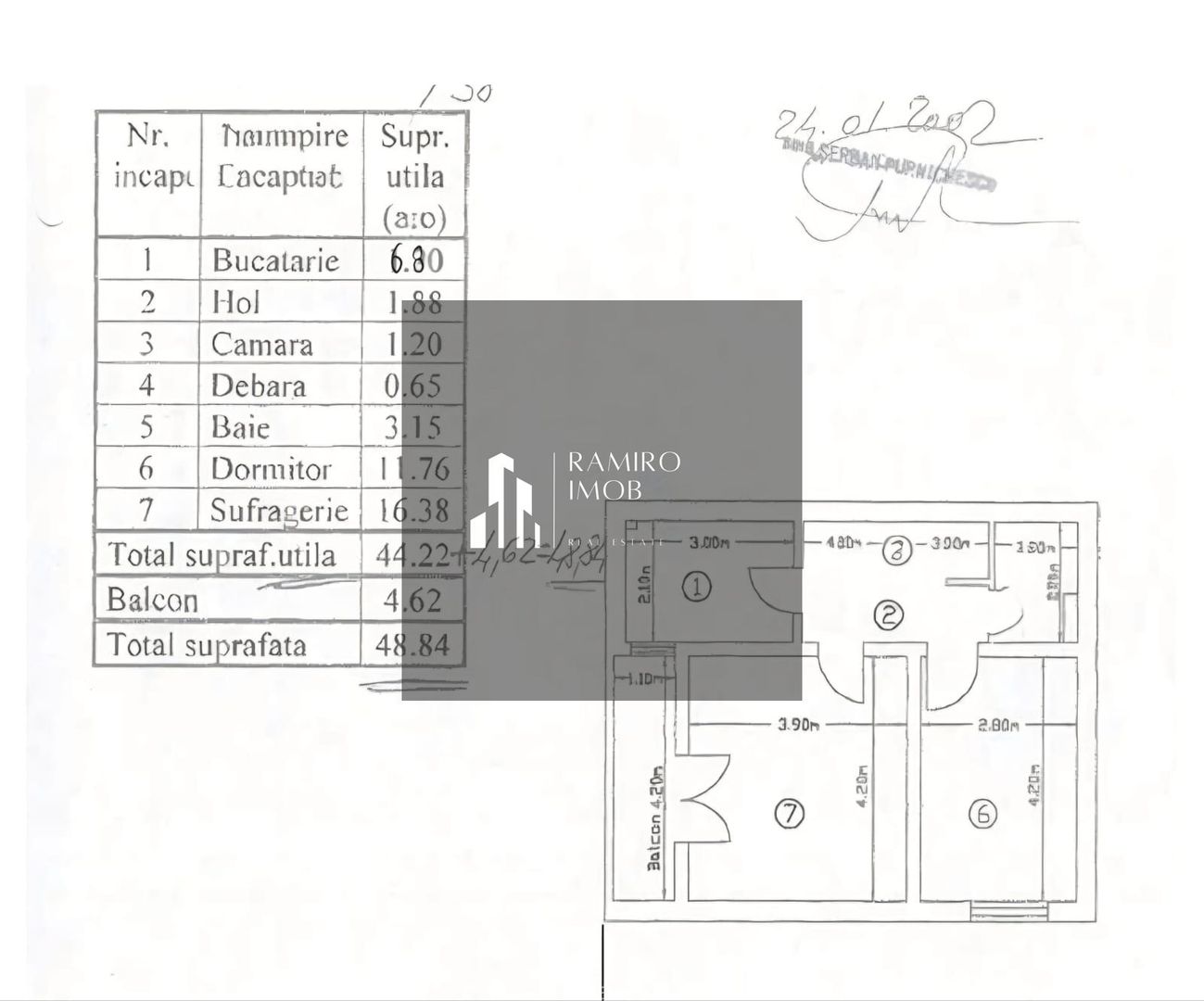 Apartament 2 camere la Bulevard Metrou Titan - Poză 9