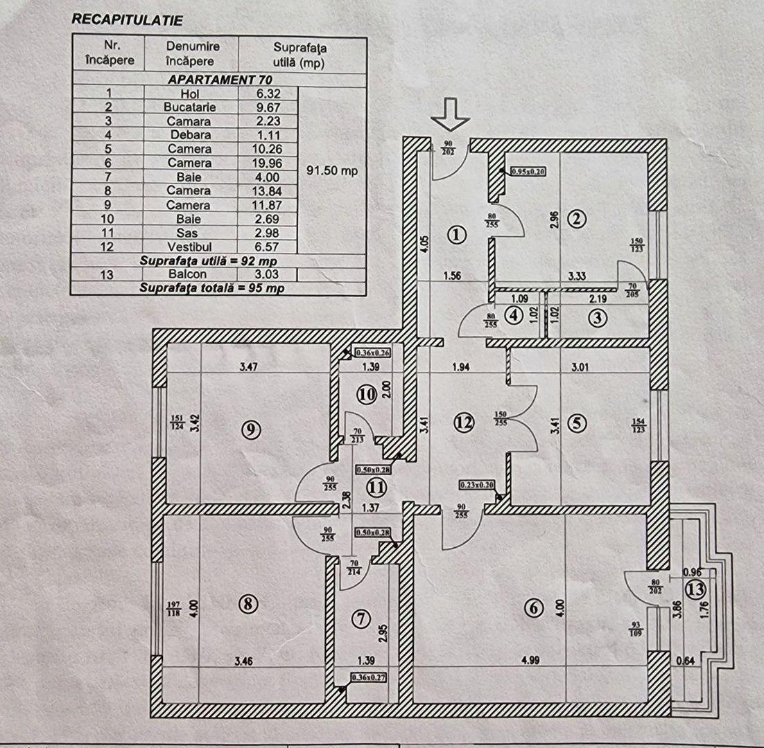 4 CAMERE ‖ NERVA TRAIAN ‖ CENTRALA TERMICA ‖ BLOC REABILITAT - Poză 8