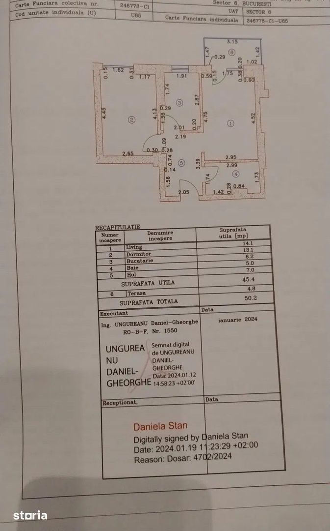 2 camere Premium | Novum 56B | Bloc 2024 | Centrala - Poză 9
