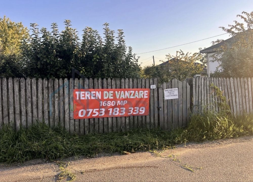 Teren intravilan de 1.680 mp în Miroslava, Strada Pădurii nr. 11 – utilități la proprietate - Poză 1
